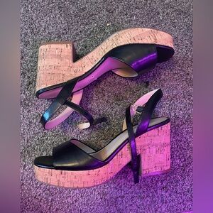 Black Platform Sandals